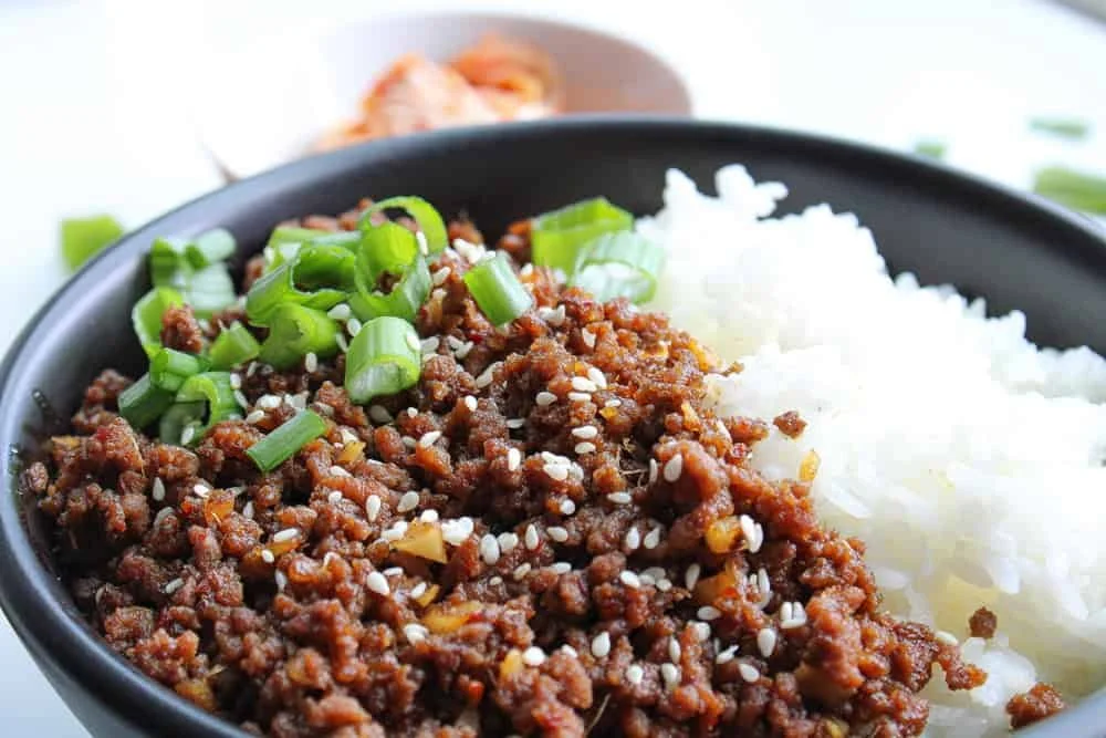 Spicy Korean Beef Rice Bowl