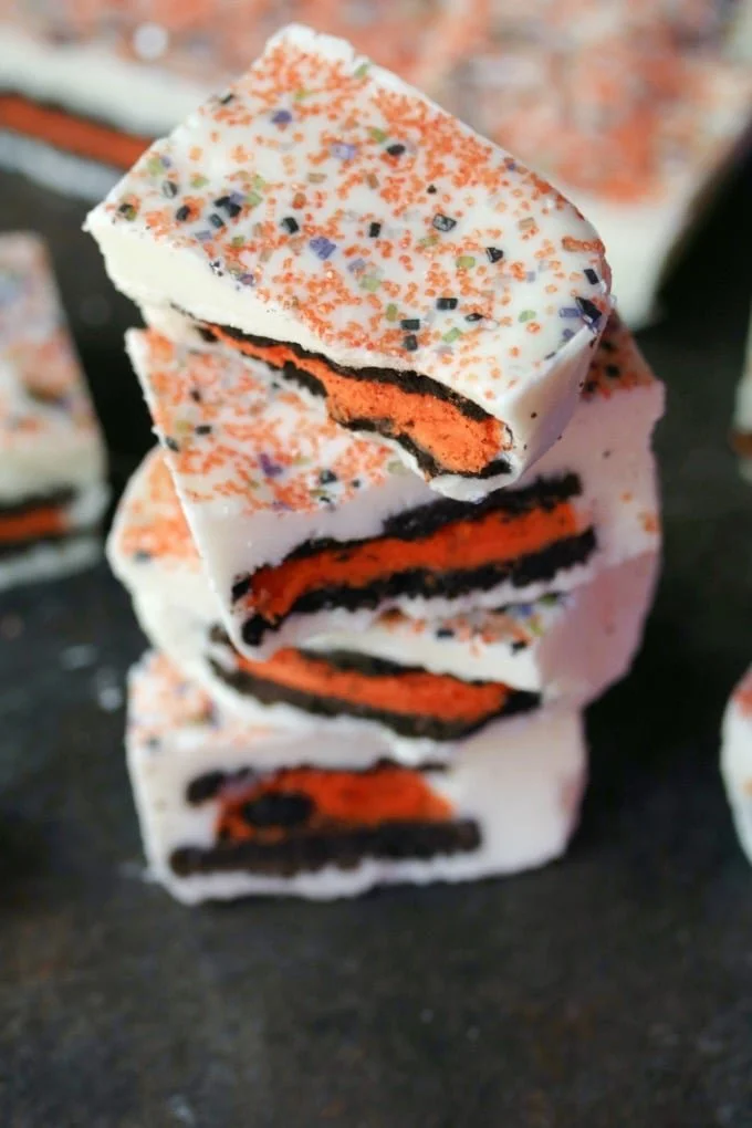 Spooky Oreo Bark Delights