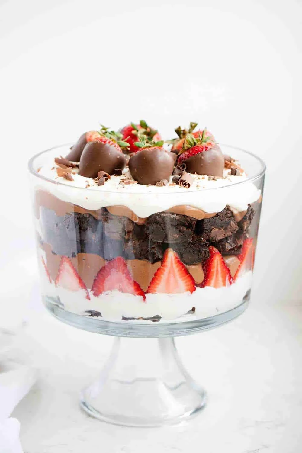Strawberry Brownie Trifle Bliss