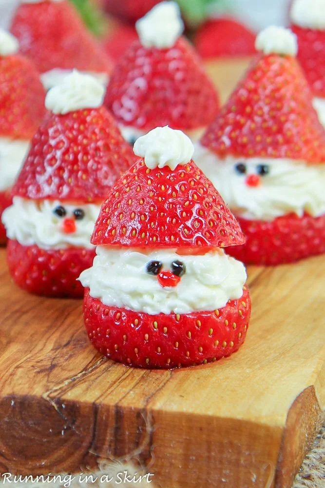 Strawberry Santas Holiday Treats