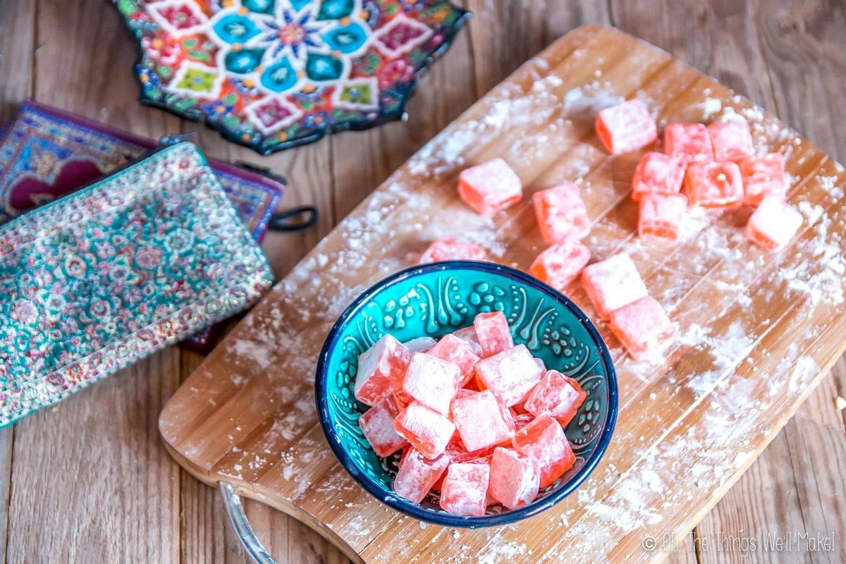 Traditional Turkish Delight Recipe with Cornstarch