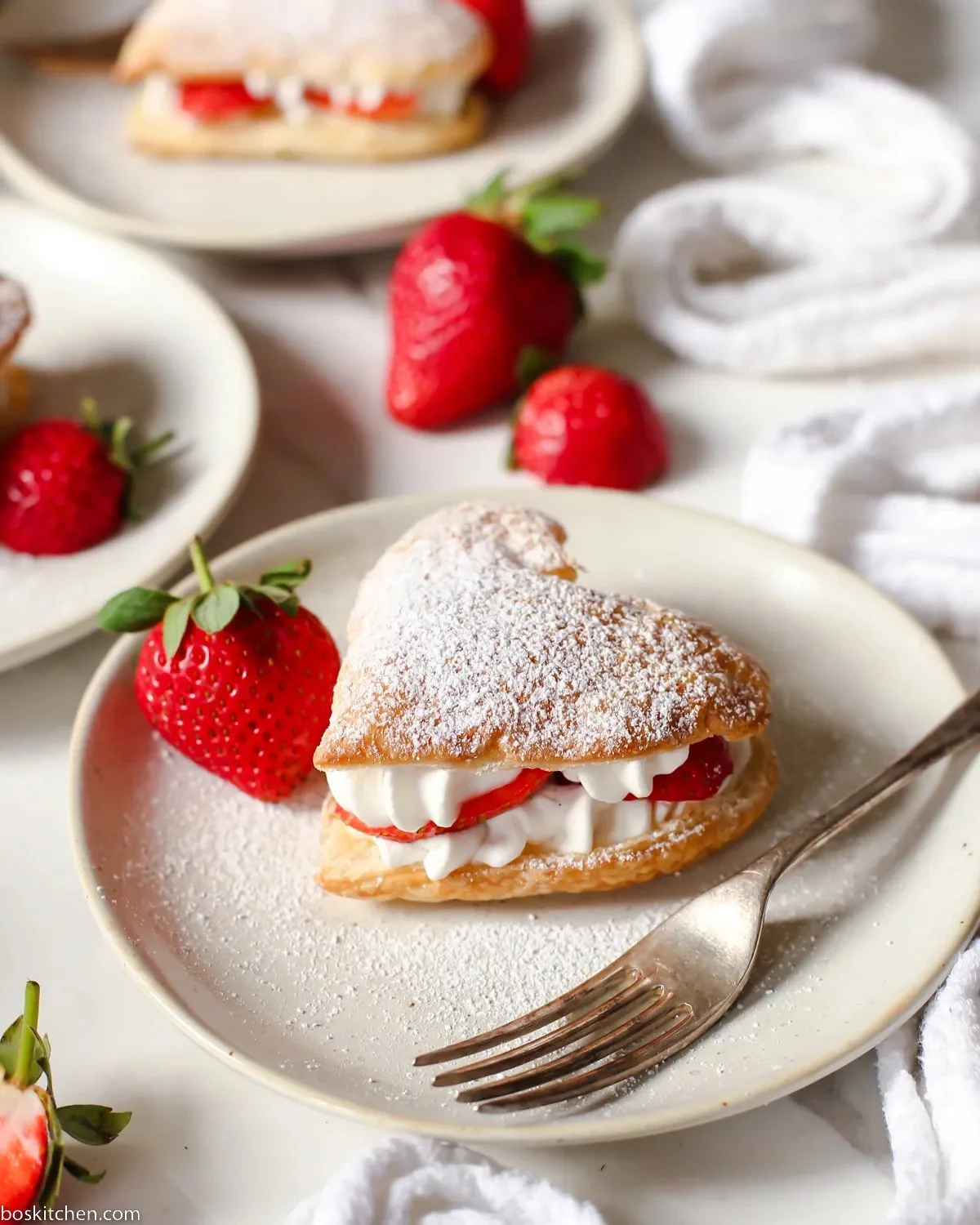 Valentine Puff Pastry Hearts
